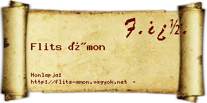 Flits Ámon névjegykártya